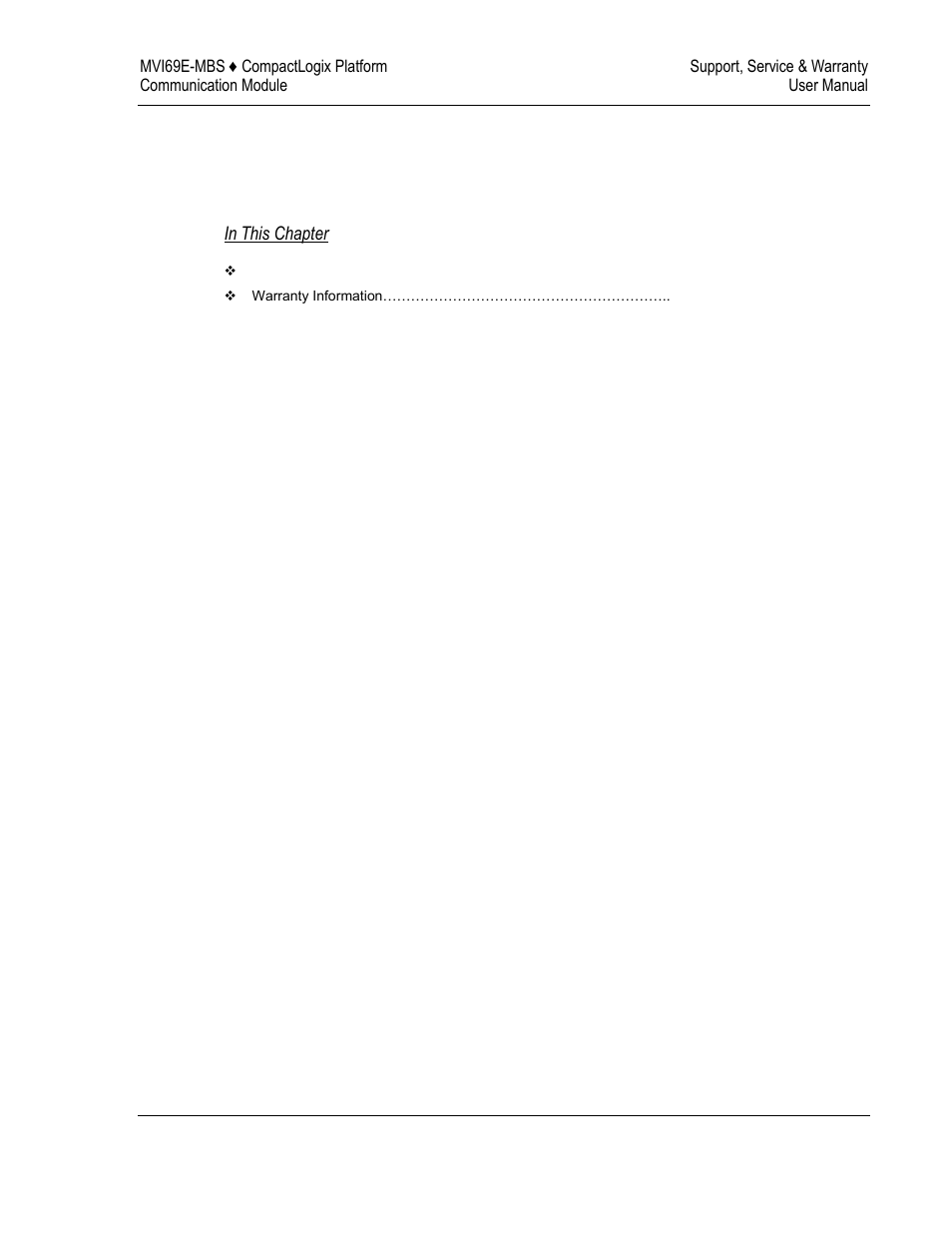Support, service & warranty, 8support, service & warranty | ProSoft Technology MVI69E-MBS User Manual | Page 157 / 162