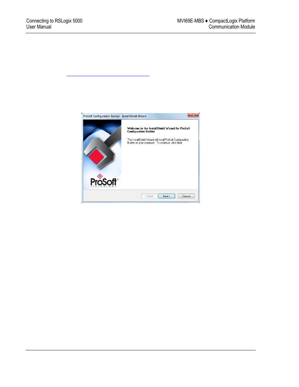 Installing prosoft configuration builder | ProSoft Technology MVI69E-MBS User Manual | Page 20 / 162