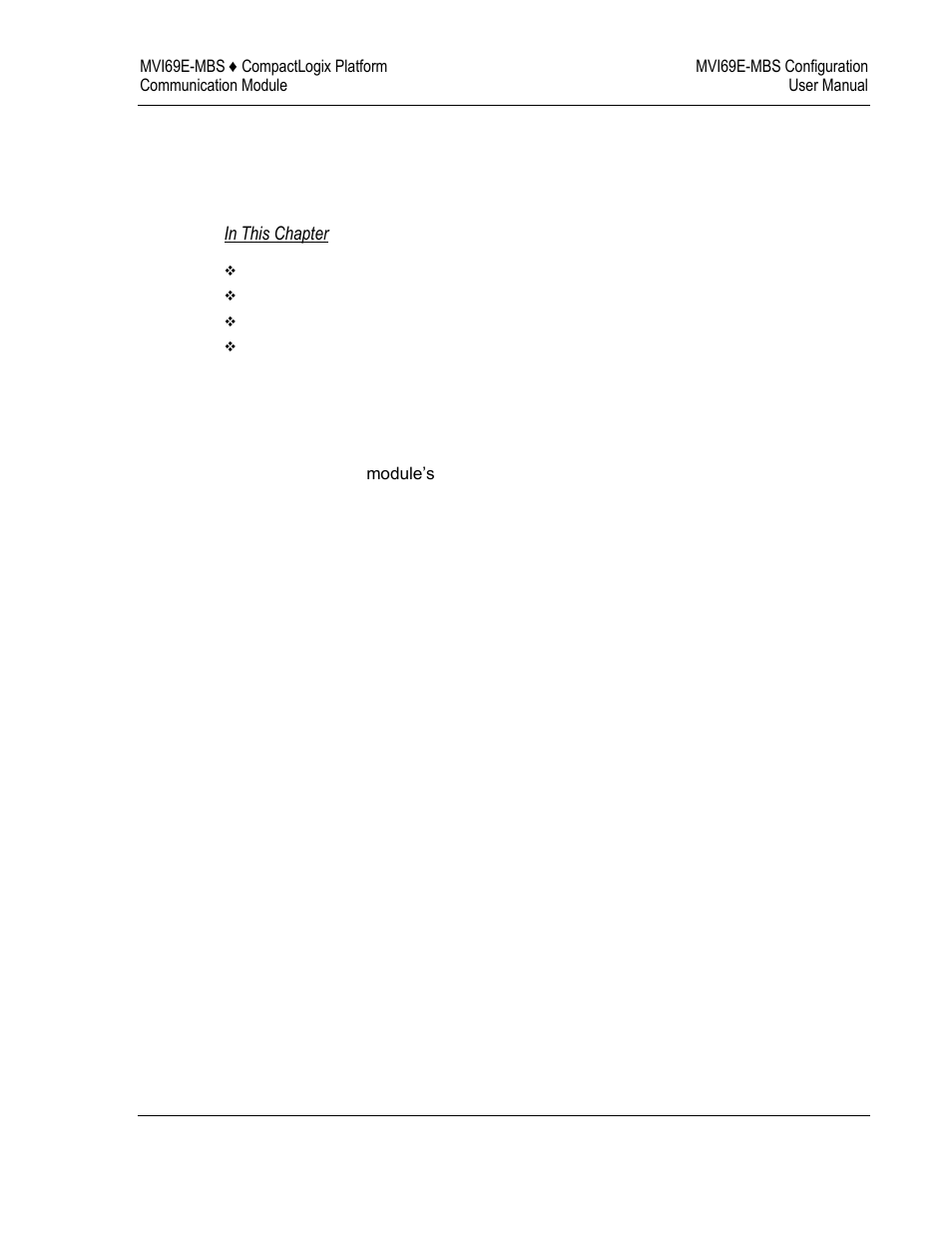 Mvi69e-mbs configuration, 3mvi69e-mbs configuration | ProSoft Technology MVI69E-MBS User Manual | Page 49 / 162