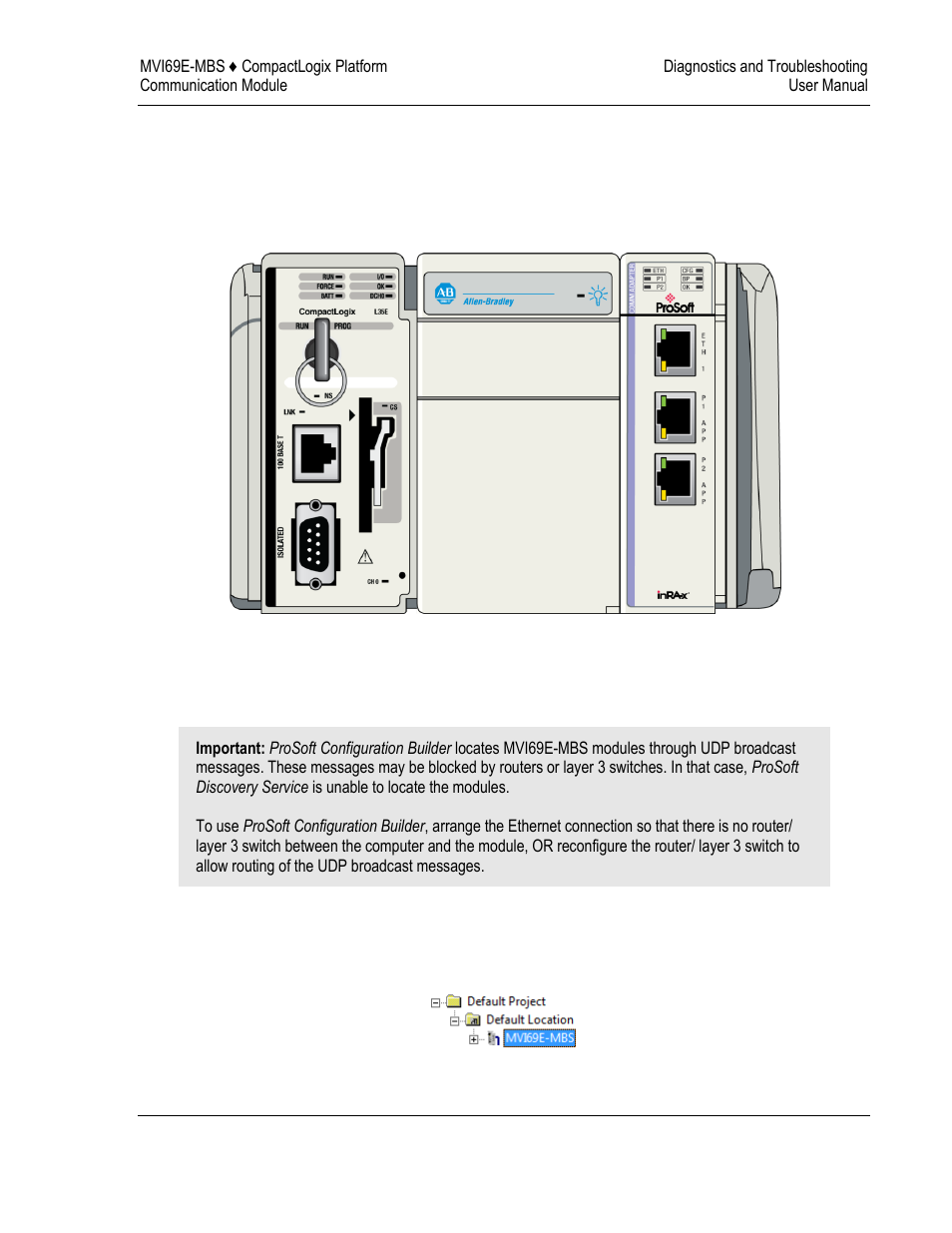Connecting the pc to the module's ethernet port, Setting up a temporary ip address | ProSoft Technology MVI69E-MBS User Manual | Page 99 / 162