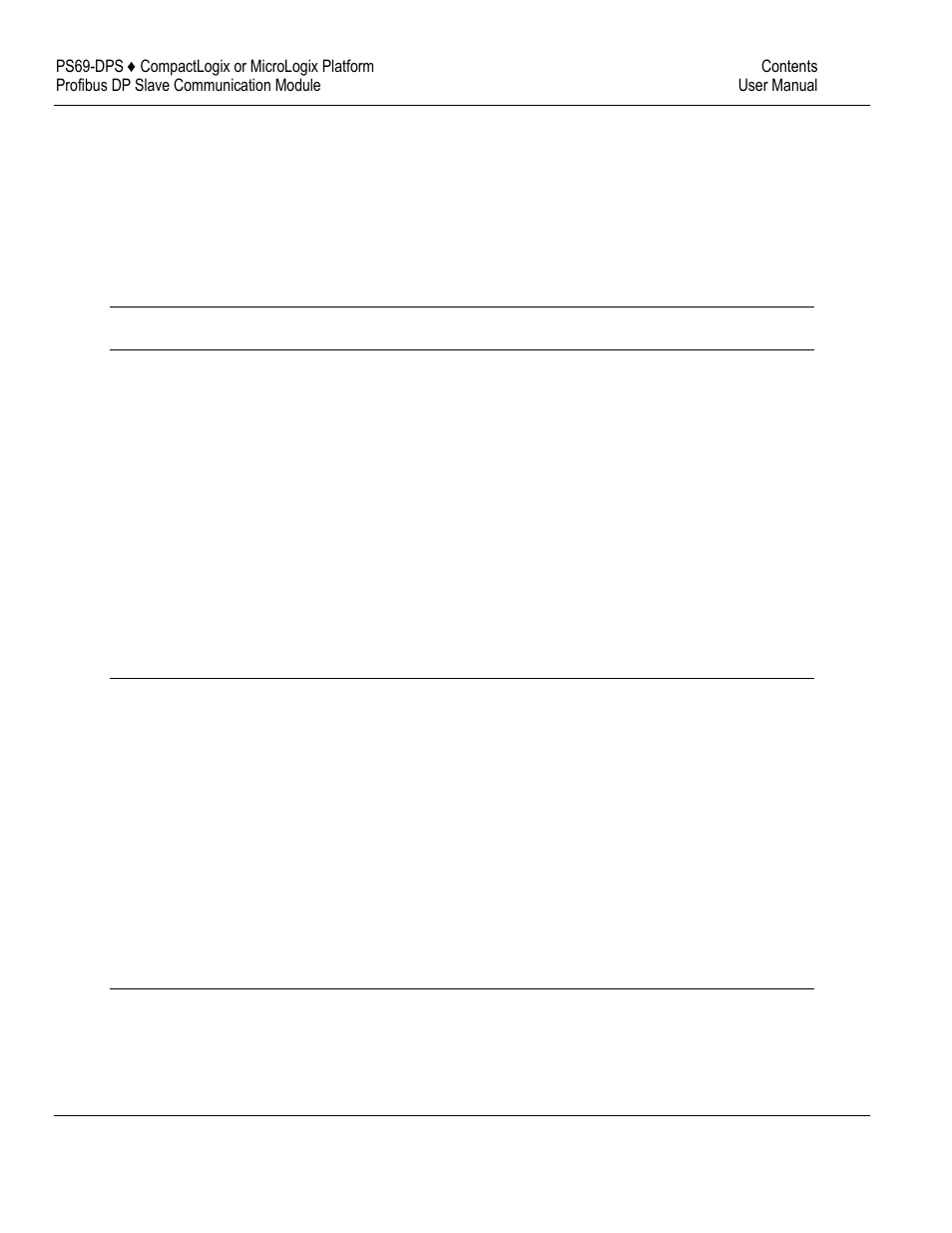 ProSoft Technology PS69-DPS User Manual | Page 3 / 108