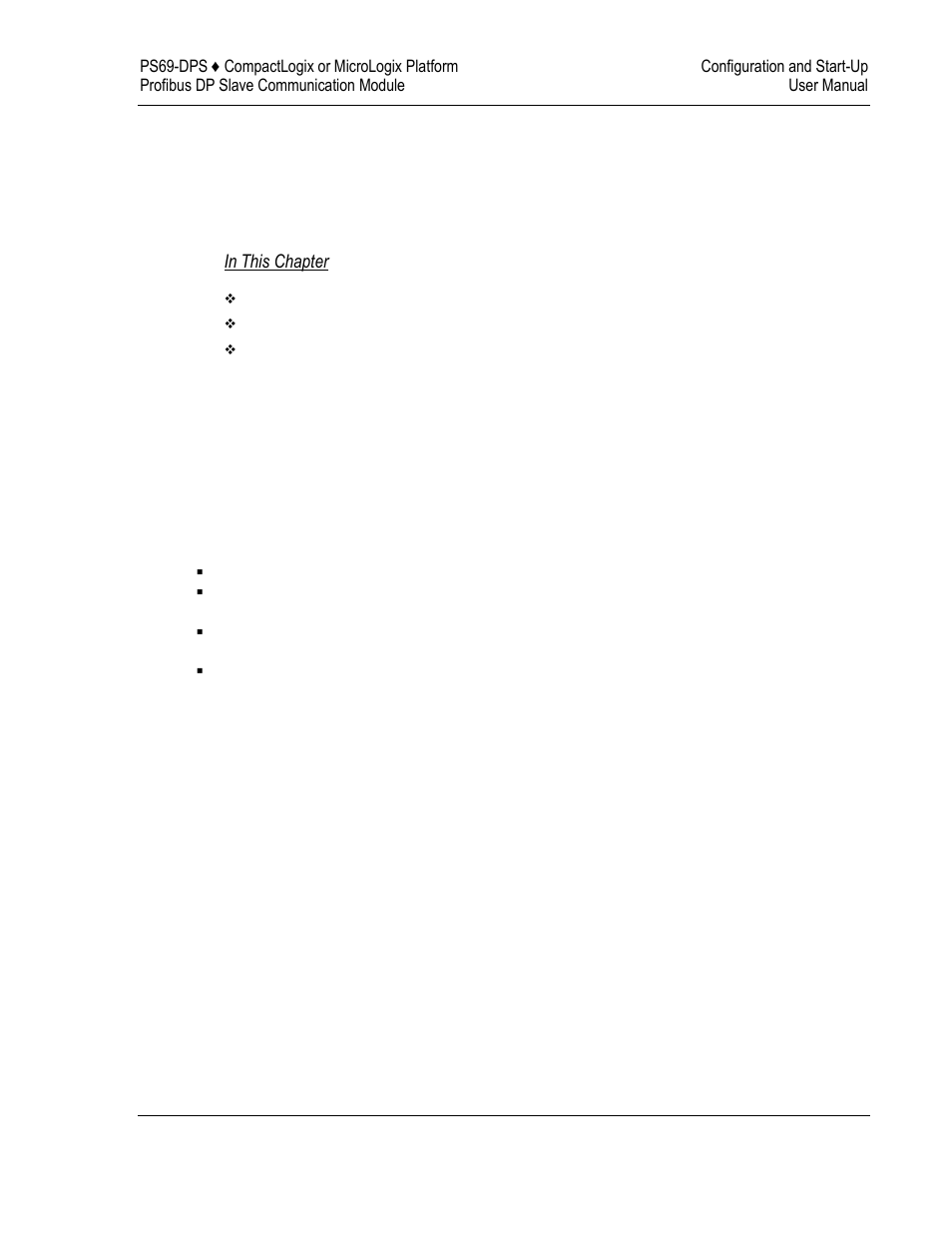 2configuration and start-up | ProSoft Technology PS69-DPS User Manual | Page 37 / 108