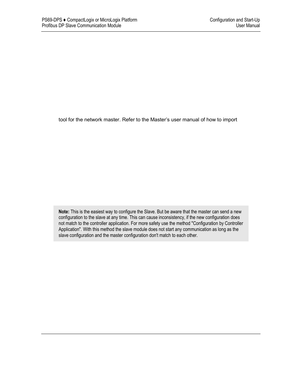 Slave configuration | ProSoft Technology PS69-DPS User Manual | Page 45 / 108