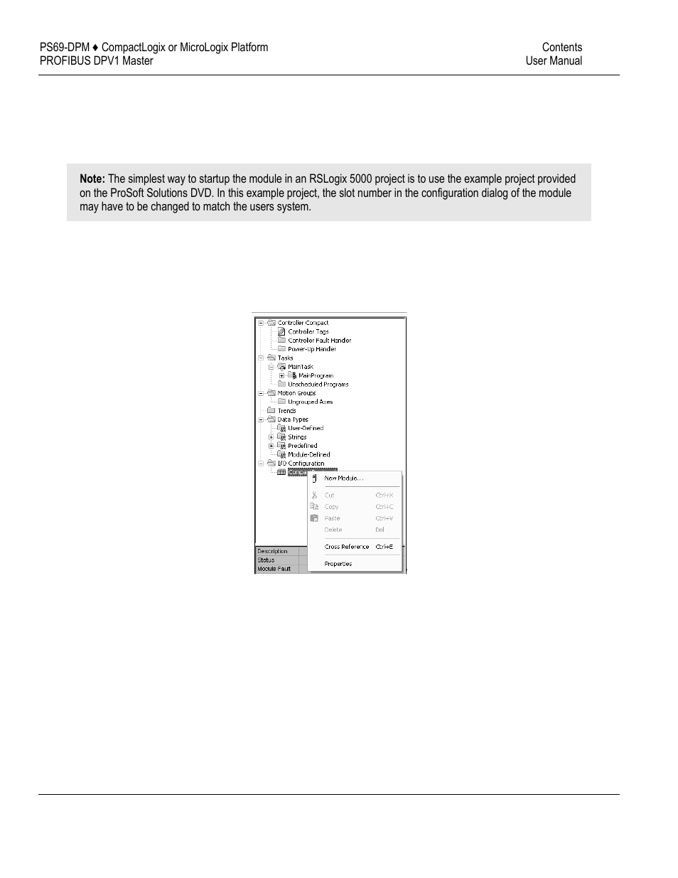 Rslogix 5000 (version 15 or lower) | ProSoft Technology PS69-DPM User Manual | Page 51 / 130
