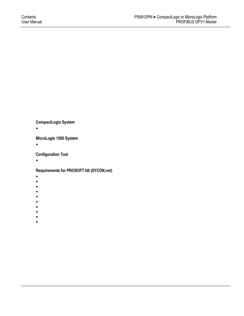 General information, Software requirements | ProSoft Technology PS69-DPM User Manual | Page 8 / 130