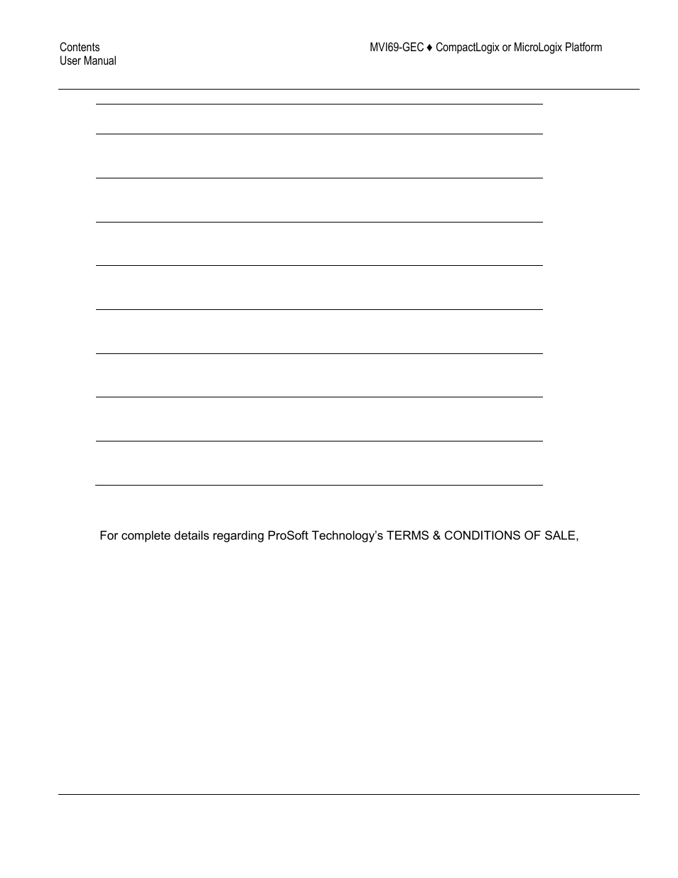 ProSoft Technology MVI69-GEC User Manual | Page 84 / 86