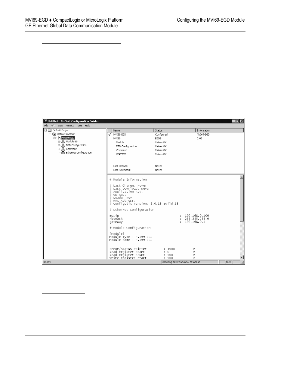 ProSoft Technology MVI69-EGD User Manual | Page 24 / 96