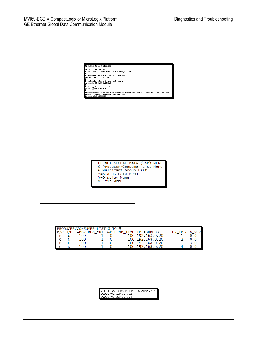 ProSoft Technology MVI69-EGD User Manual | Page 54 / 96