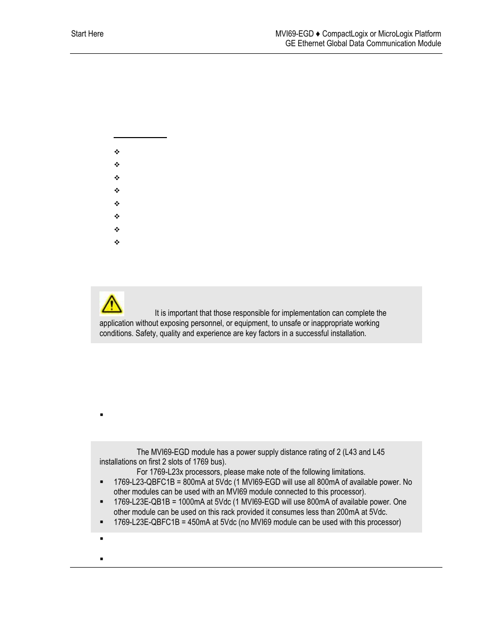Start here, System requirements, Ge 9) | 1 start here | ProSoft Technology MVI69-EGD User Manual | Page 9 / 96