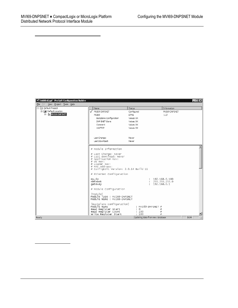 ProSoft Technology MVI69-DNPSNET User Manual | Page 24 / 119