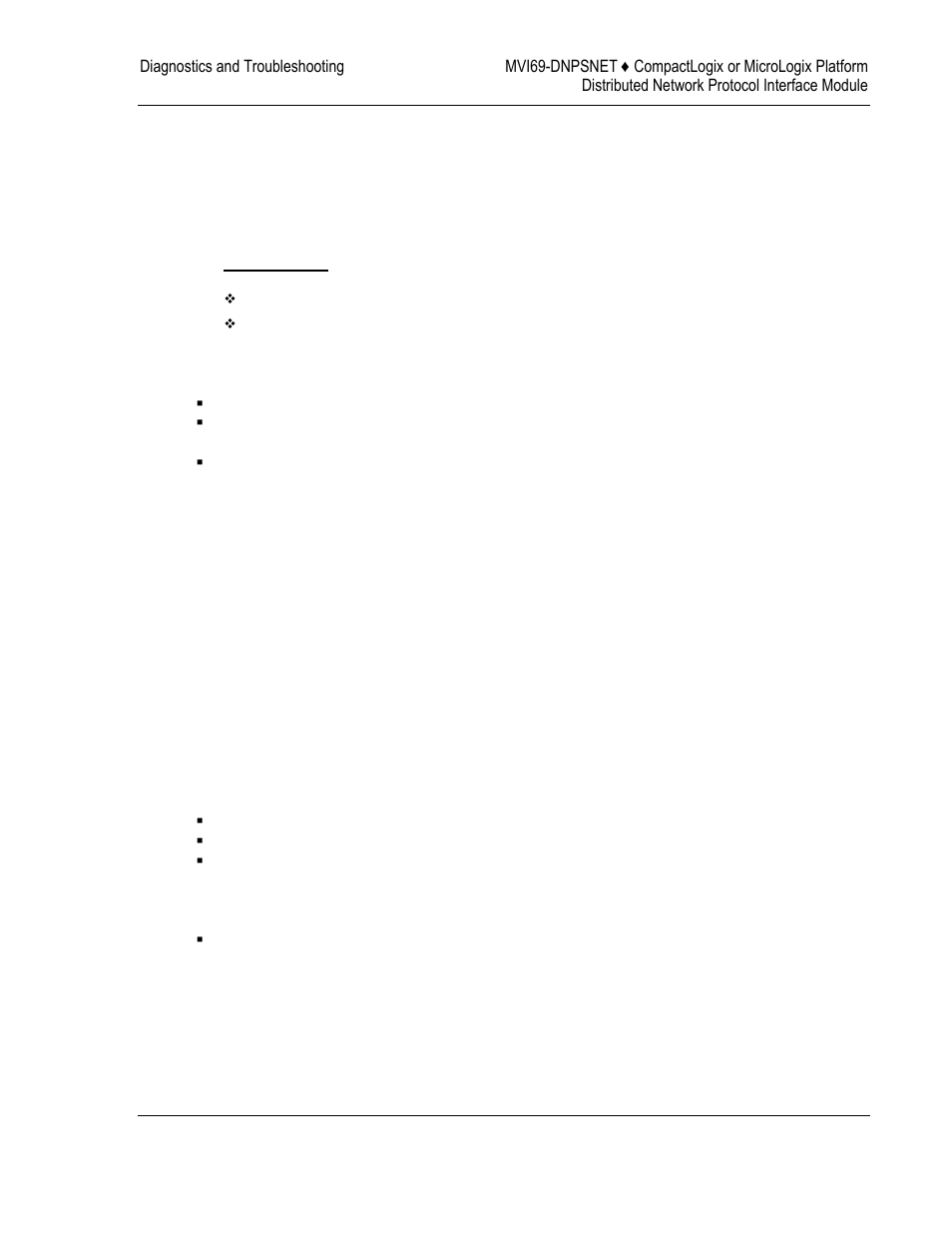 Diagnostics and troubleshooting, Reading status data from the module, E 47) | 4 diagnostics and troubleshooting | ProSoft Technology MVI69-DNPSNET User Manual | Page 47 / 119