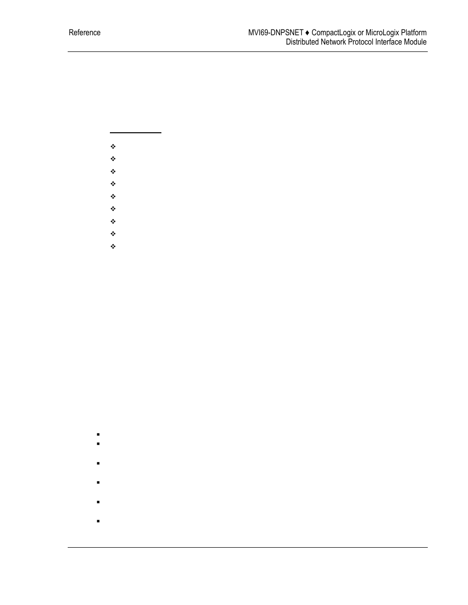 Reference, Product specifications, Ge 63) | 5 reference | ProSoft Technology MVI69-DNPSNET User Manual | Page 63 / 119