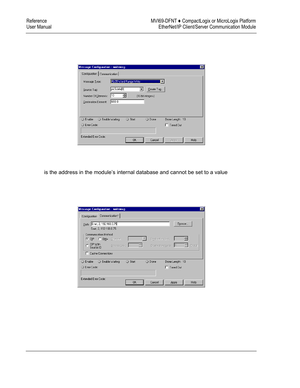 ProSoft Technology MVI69-DFNT User Manual | Page 118 / 167