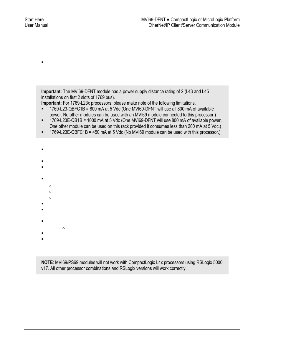 System requirements | ProSoft Technology MVI69-DFNT User Manual | Page 12 / 167