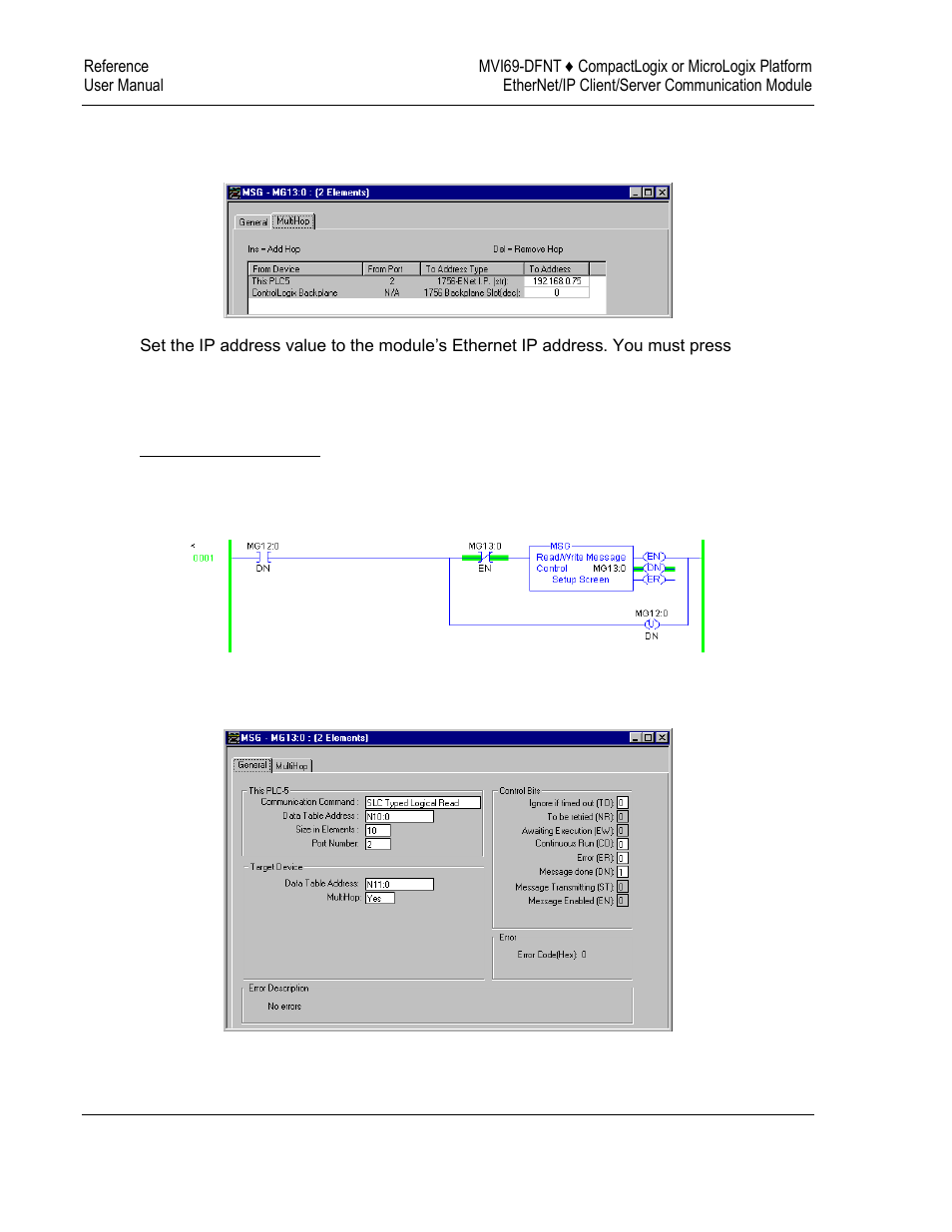 ProSoft Technology MVI69-DFNT User Manual | Page 126 / 167