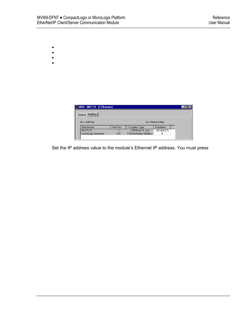 ProSoft Technology MVI69-DFNT User Manual | Page 127 / 167