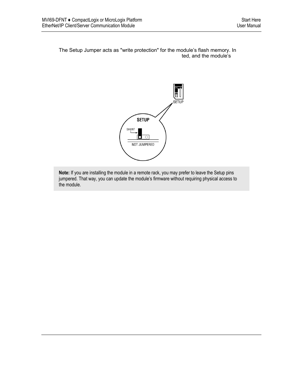 Setting jumpers | ProSoft Technology MVI69-DFNT User Manual | Page 15 / 167