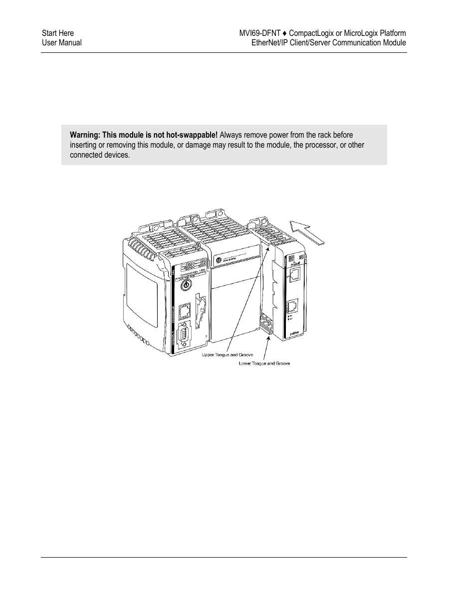 Installing the module | ProSoft Technology MVI69-DFNT User Manual | Page 16 / 167