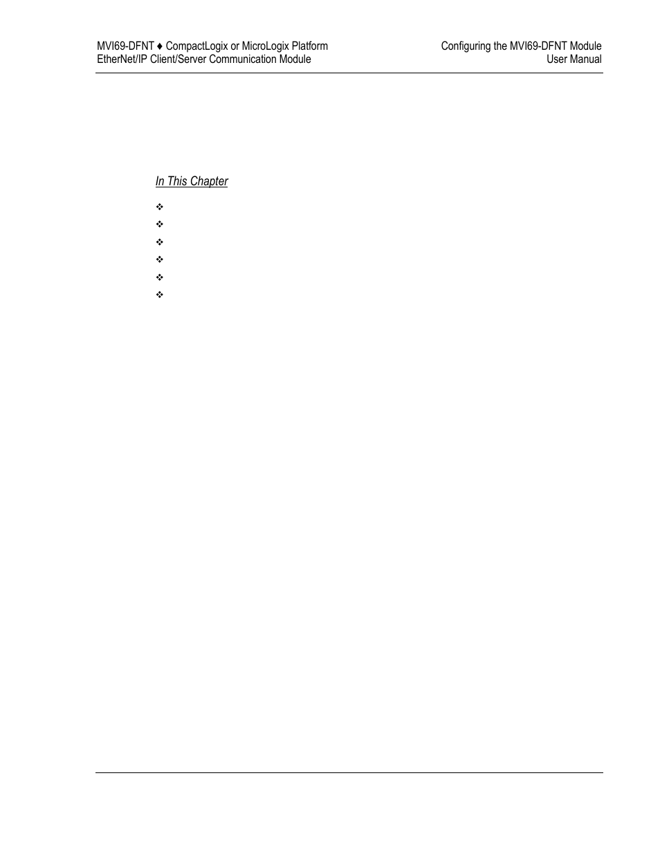 2configuring the mvi69-dfnt module | ProSoft Technology MVI69-DFNT User Manual | Page 25 / 167