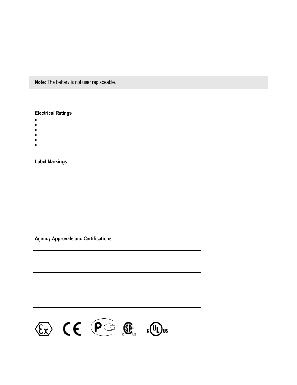 Battery life advisory, Markings | ProSoft Technology MVI69-DFNT User Manual | Page 4 / 167