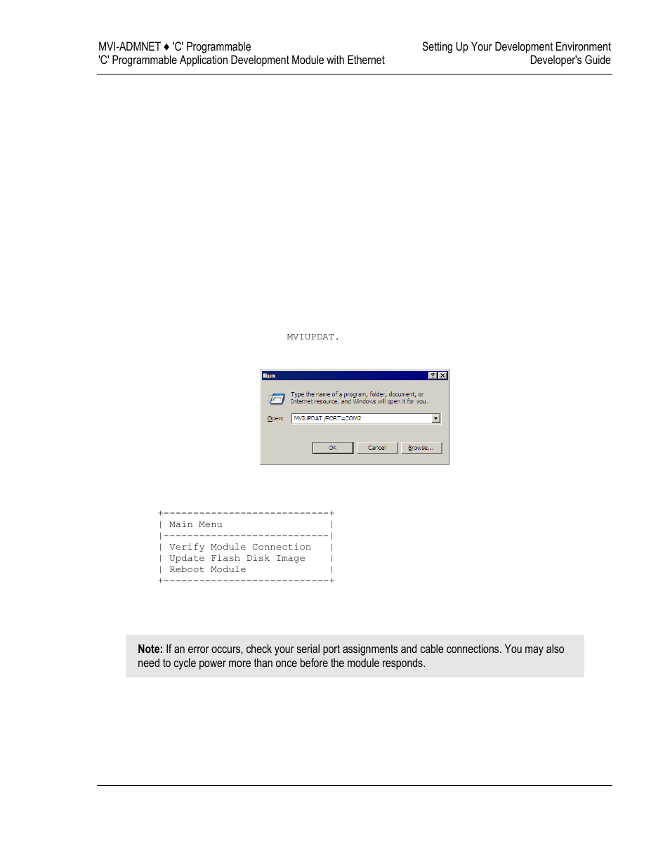 Downloading a rom disk image | ProSoft Technology MVI69-ADMNET User Manual | Page 39 / 122