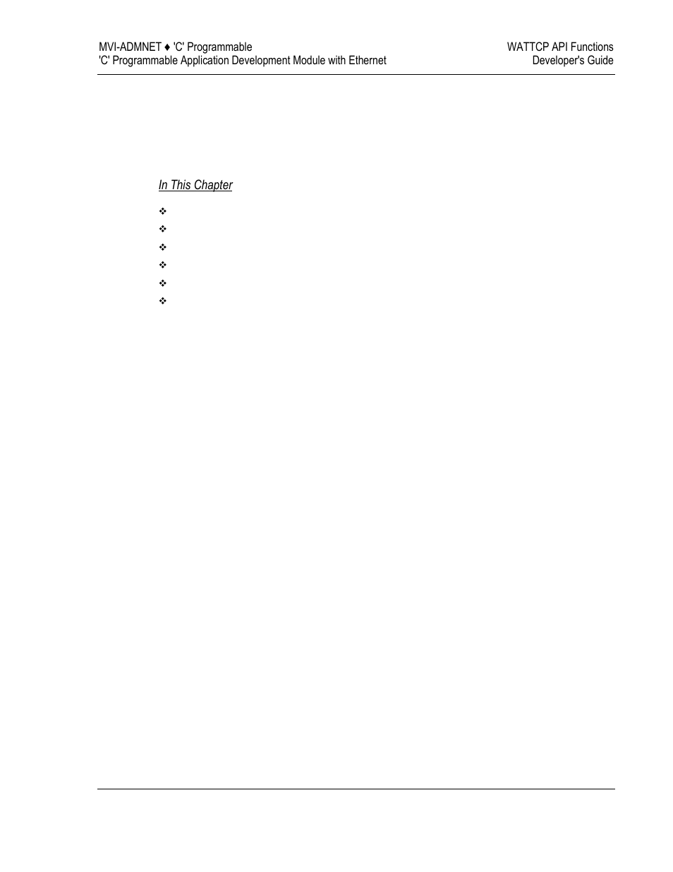 6wattcp api functions | ProSoft Technology MVI69-ADMNET User Manual | Page 77 / 122