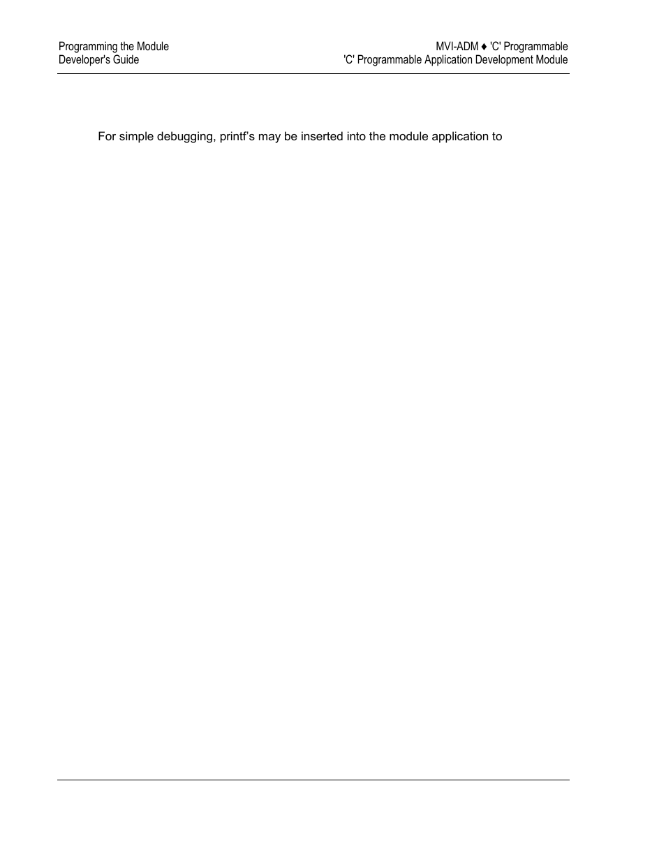 Debugging strategies | ProSoft Technology MVI69-ADM User Manual | Page 102 / 342