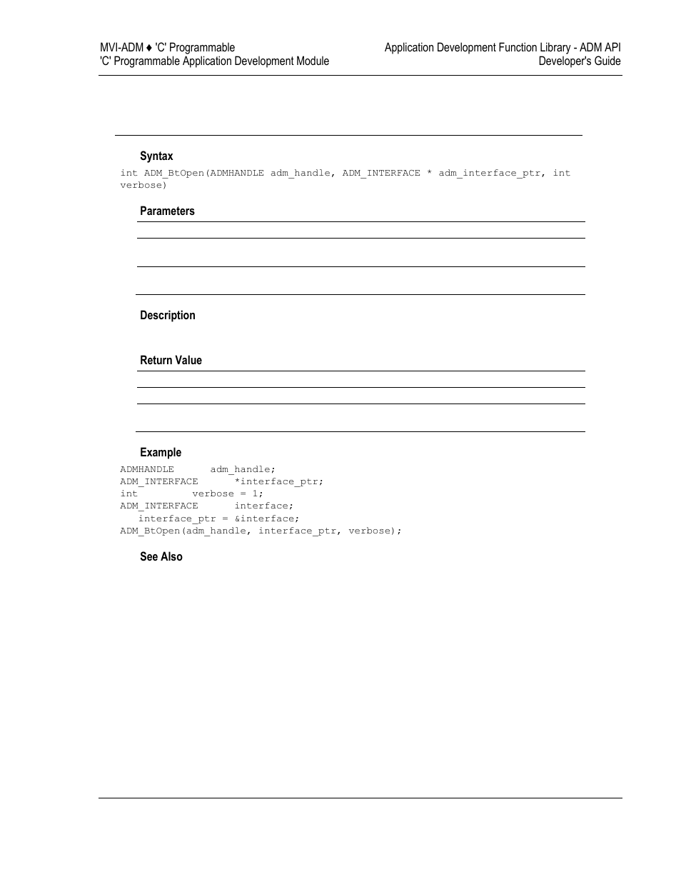 Adm api backplane functions | ProSoft Technology MVI69-ADM User Manual | Page 169 / 342