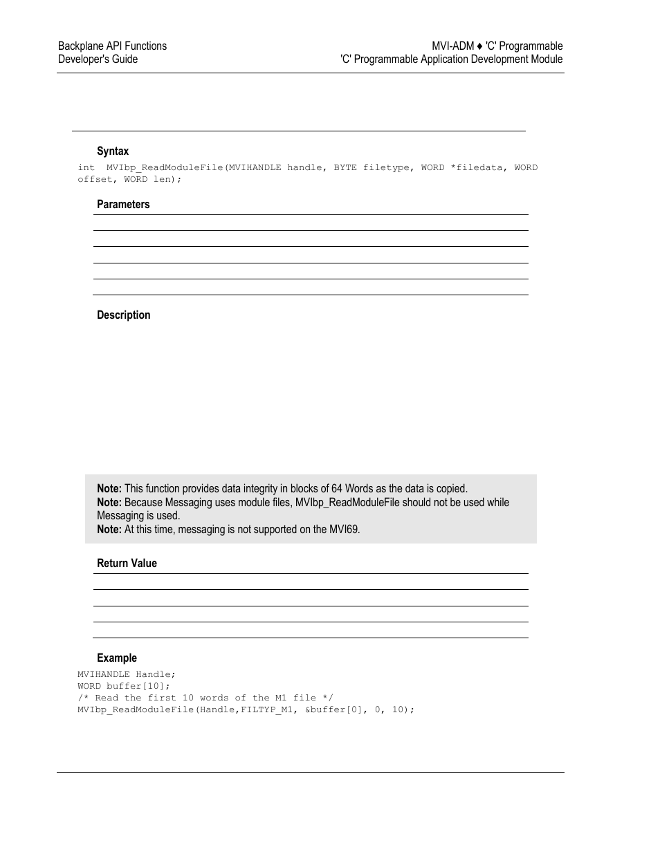 Platform specific functions | ProSoft Technology MVI69-ADM User Manual | Page 230 / 342