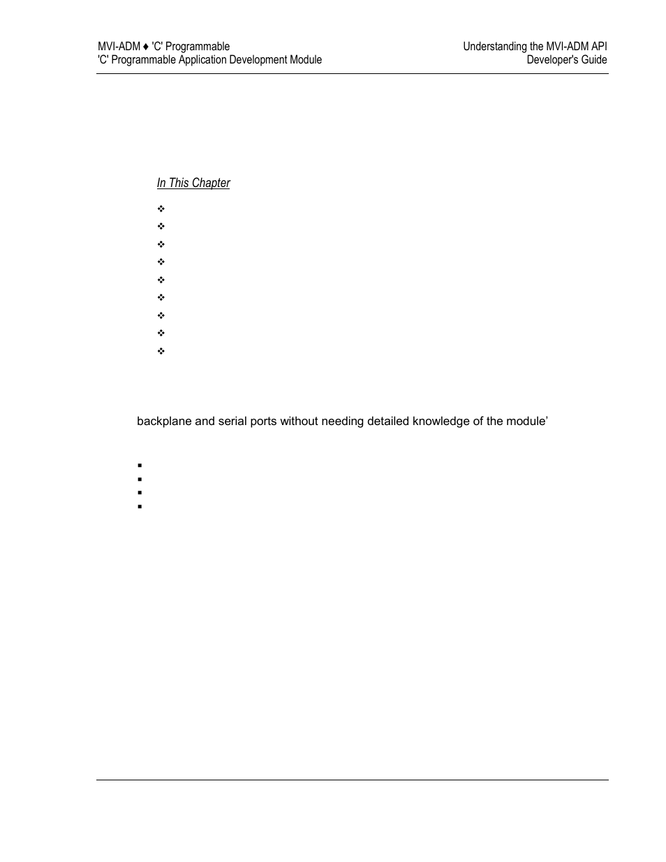 3understanding the mvi-adm api | ProSoft Technology MVI69-ADM User Manual | Page 25 / 342