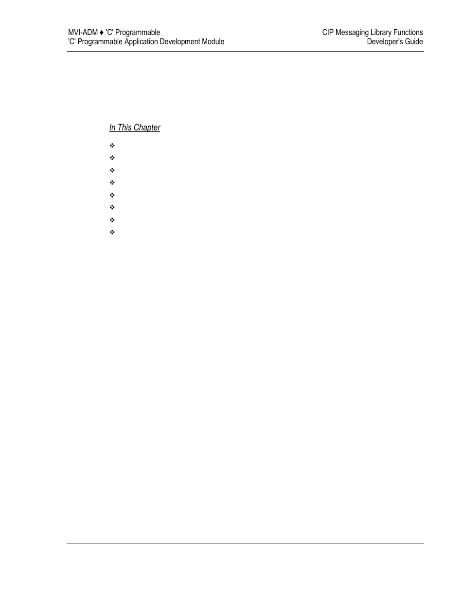 10 cip messaging library functions | ProSoft Technology MVI69-ADM User Manual | Page 267 / 342