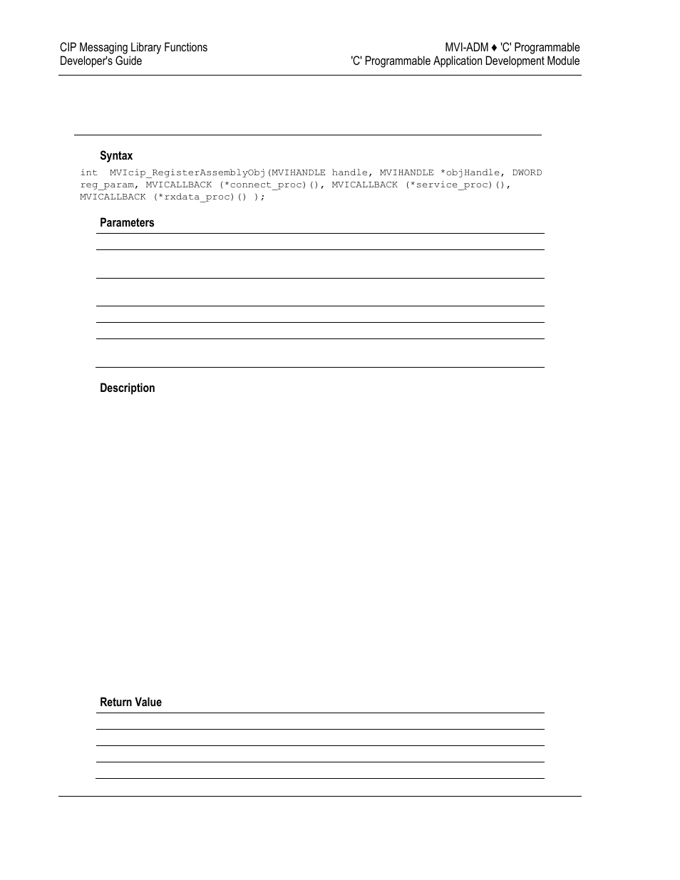 Cip object registration | ProSoft Technology MVI69-ADM User Manual | Page 272 / 342