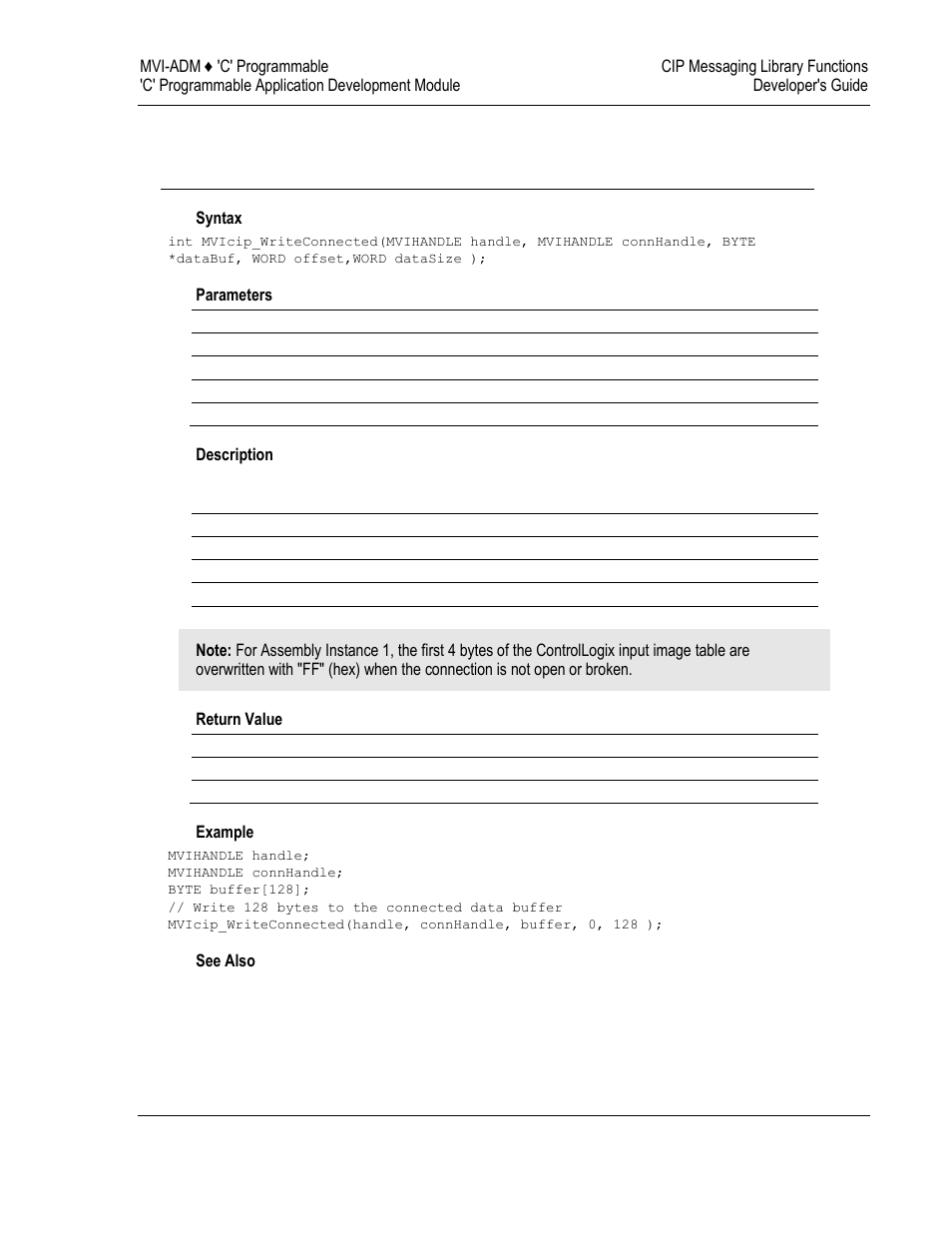 Cipconnect, Data transfer | ProSoft Technology MVI69-ADM User Manual | Page 275 / 342