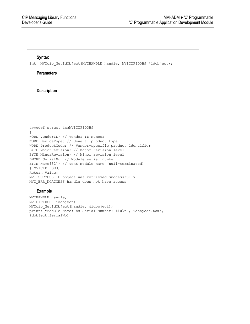 Cip miscellaneous functions | ProSoft Technology MVI69-ADM User Manual | Page 292 / 342