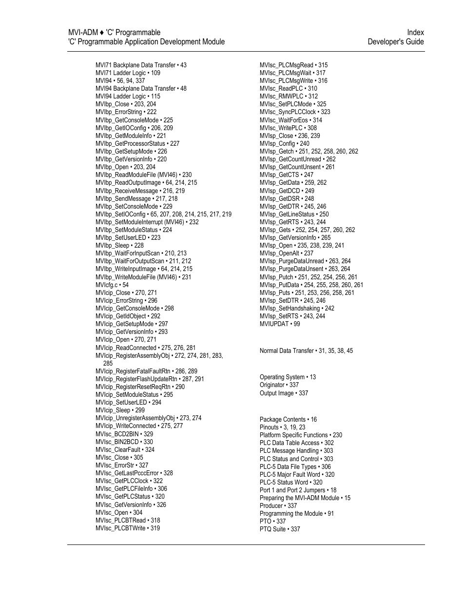 ProSoft Technology MVI69-ADM User Manual | Page 341 / 342