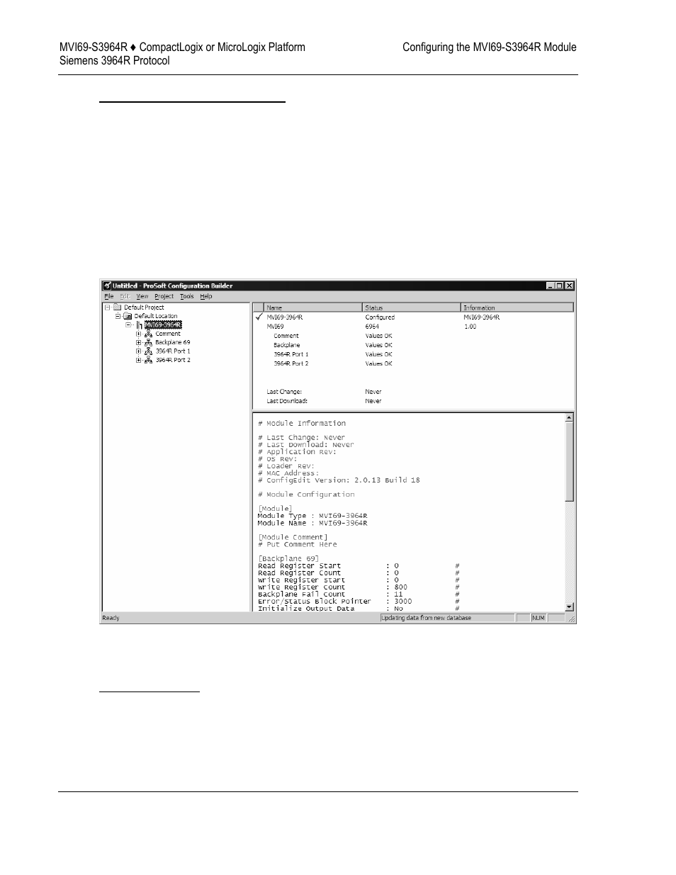 ProSoft Technology MVI69-S3964R User Manual | Page 24 / 80