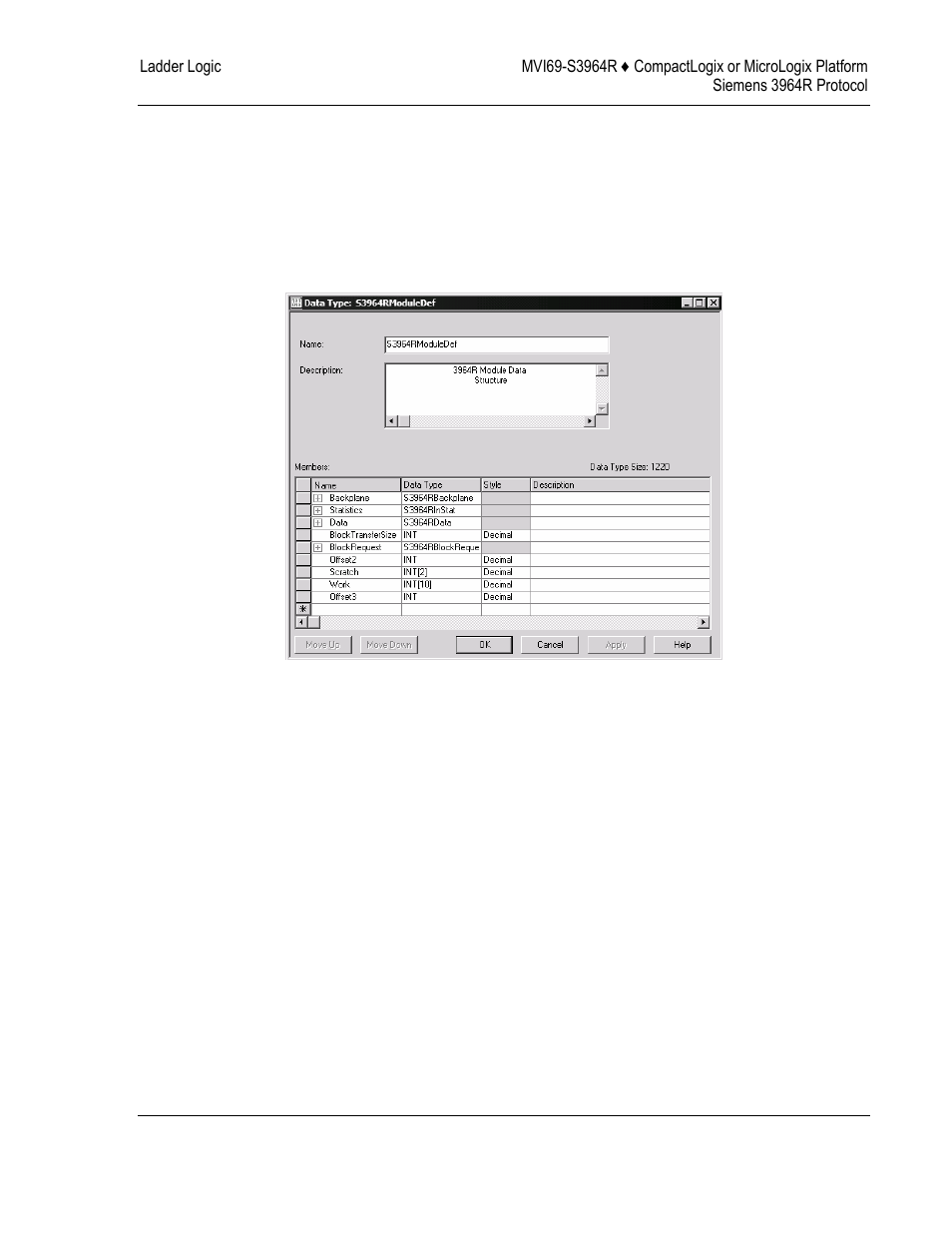 Module data object, Module, Data object | ProSoft Technology MVI69-S3964R User Manual | Page 33 / 80
