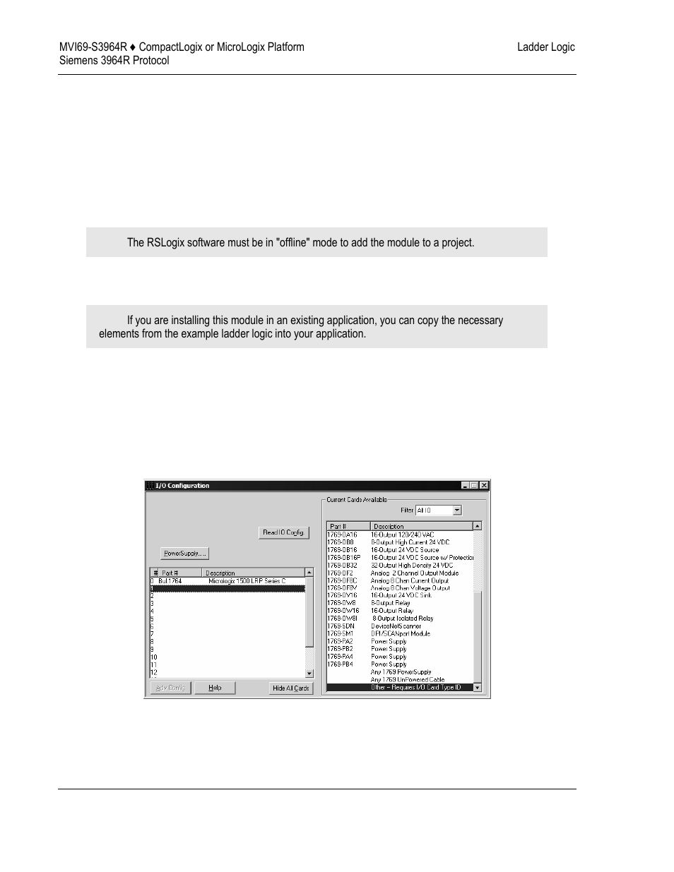 ProSoft Technology MVI69-S3964R User Manual | Page 40 / 80
