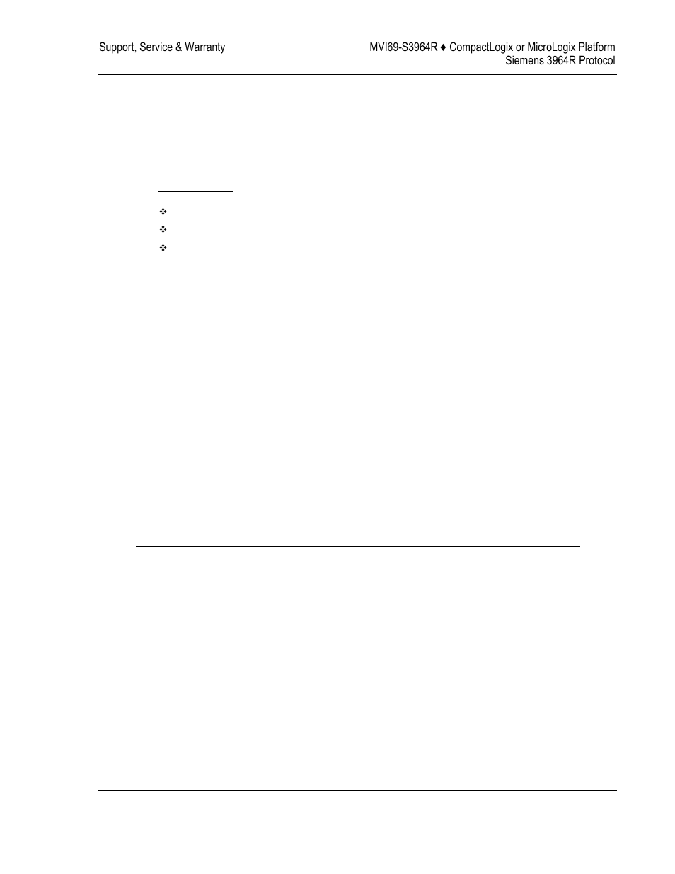Support, service & warranty, How to contact us: technical support, 6support, service & warranty | ProSoft Technology MVI69-S3964R User Manual | Page 71 / 80