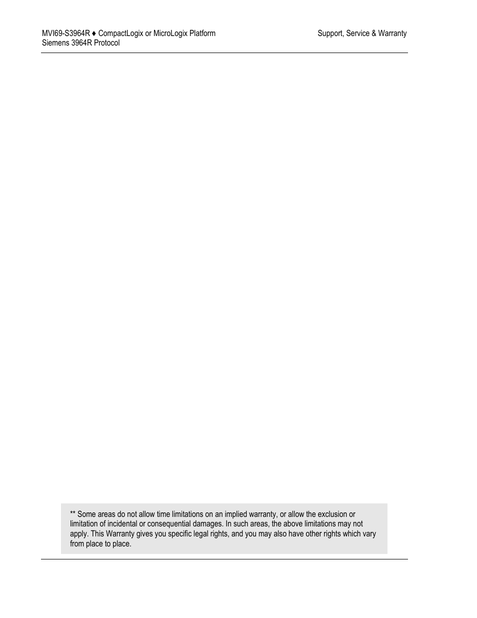 ProSoft Technology MVI69-S3964R User Manual | Page 76 / 80