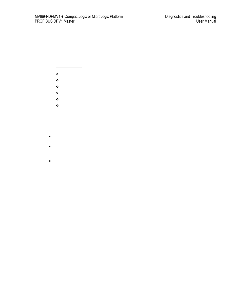 5 diagnostics and troubleshooting | ProSoft Technology MVI69-PDPMV1 User Manual | Page 133 / 225