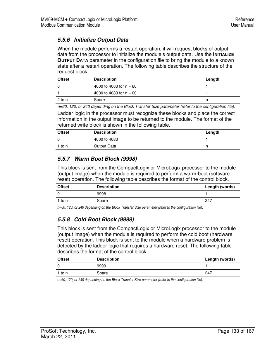 ProSoft Technology MVI69-MCM User Manual | Page 133 / 167