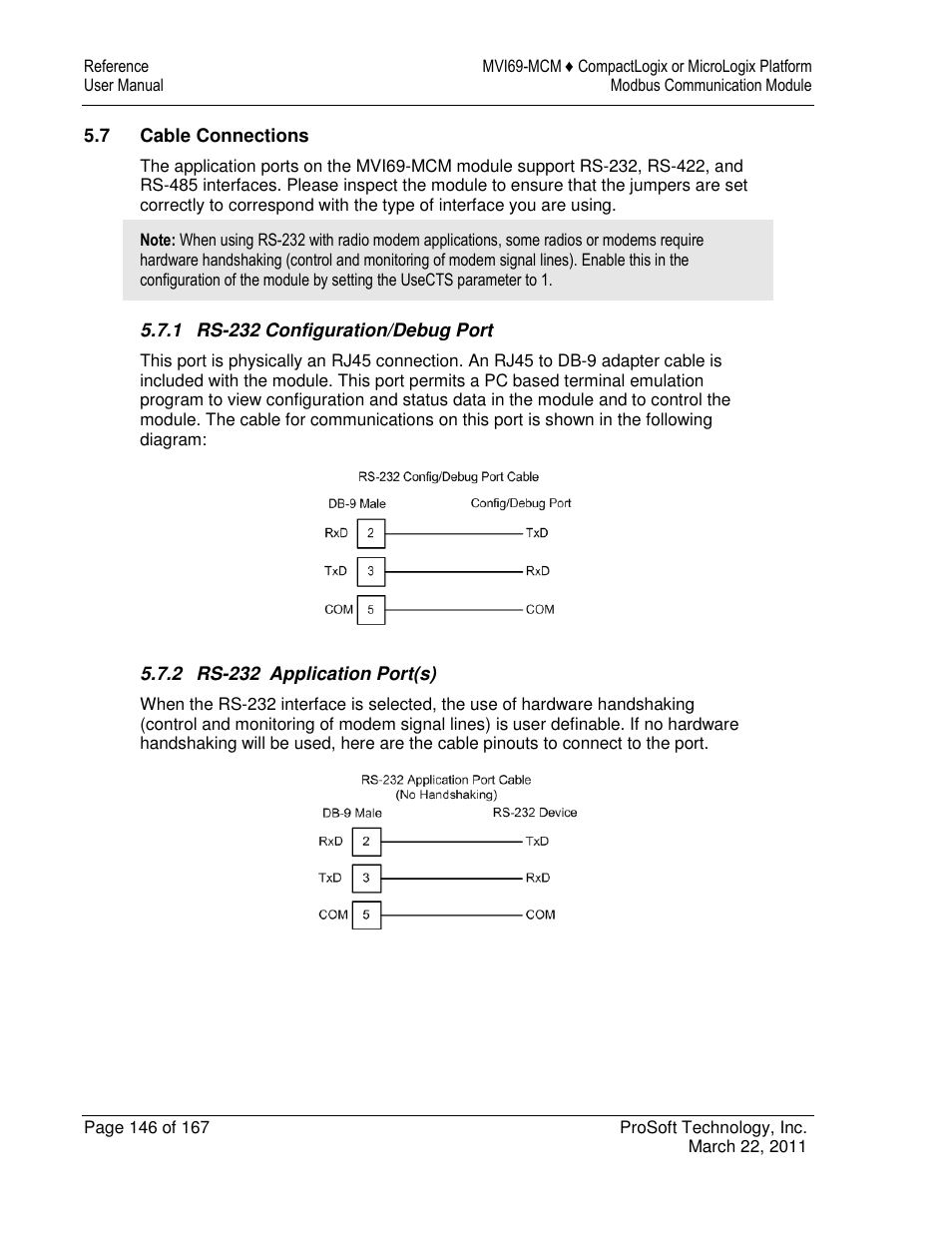 ProSoft Technology MVI69-MCM User Manual | Page 146 / 167
