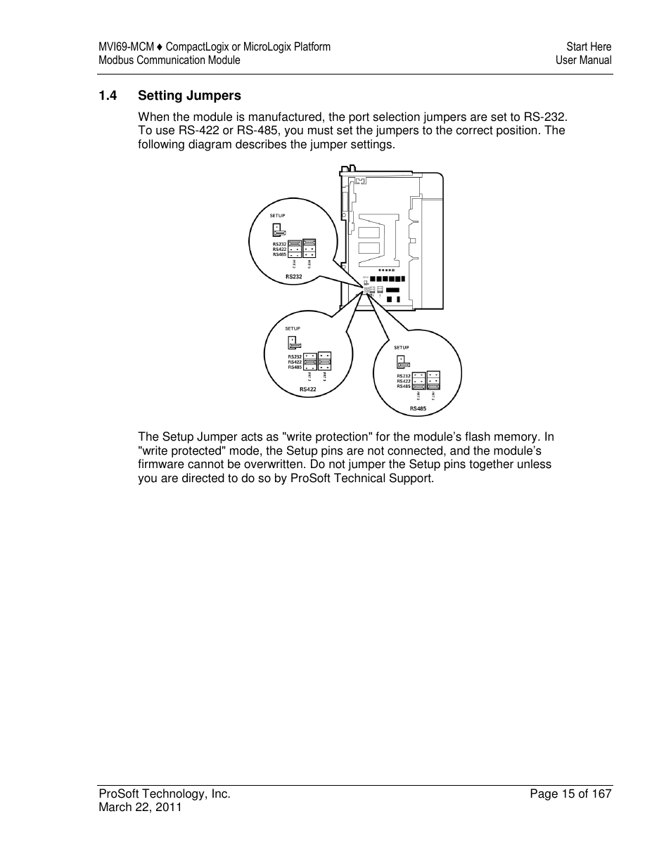 ProSoft Technology MVI69-MCM User Manual | Page 15 / 167