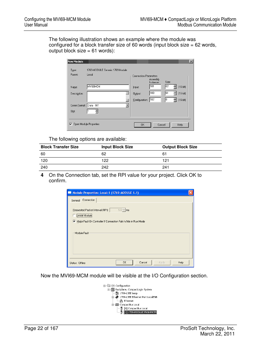 ProSoft Technology MVI69-MCM User Manual | Page 22 / 167
