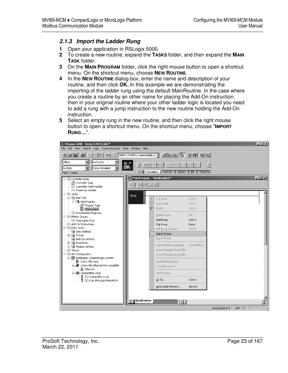 ProSoft Technology MVI69-MCM User Manual | Page 23 / 167