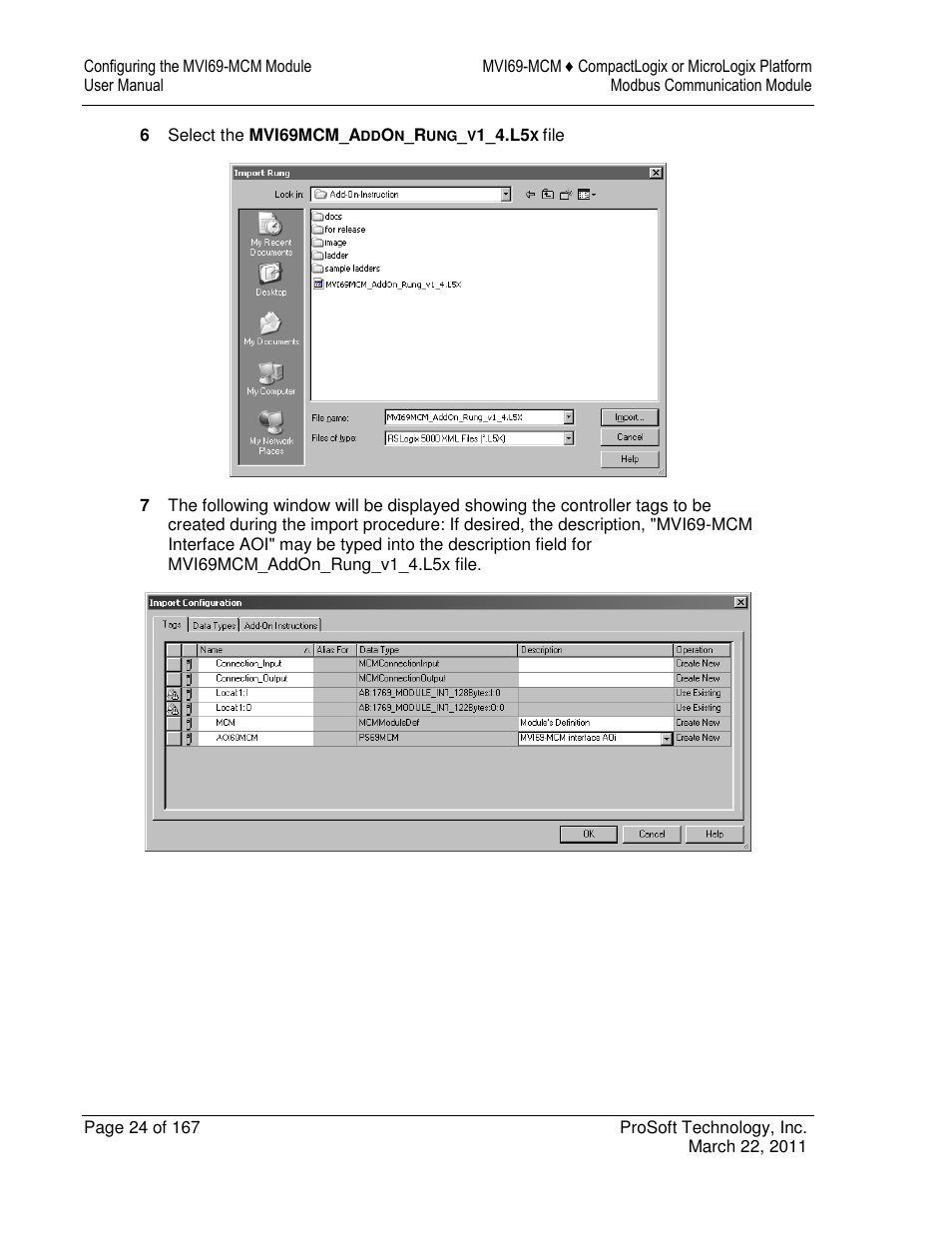 ProSoft Technology MVI69-MCM User Manual | Page 24 / 167