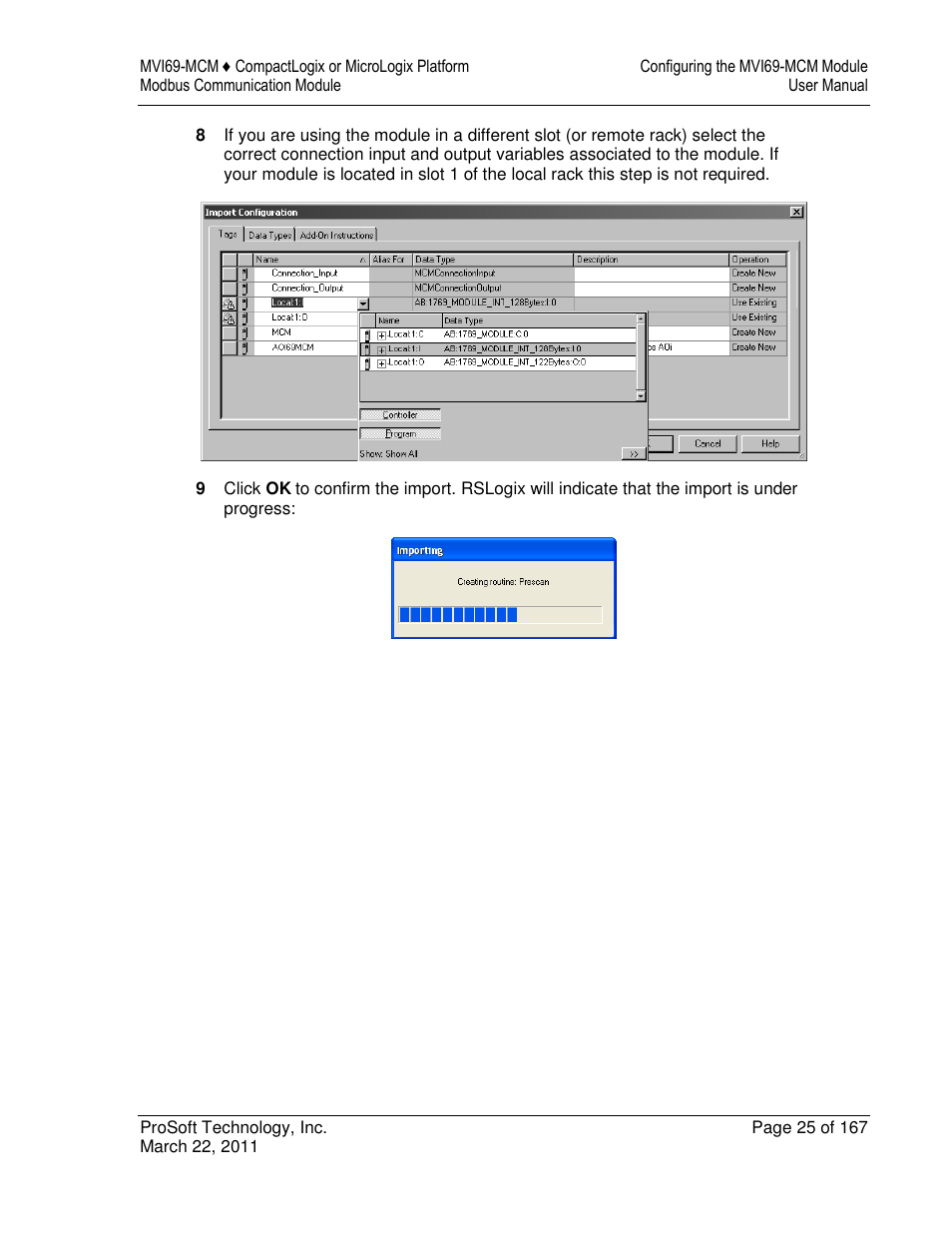 ProSoft Technology MVI69-MCM User Manual | Page 25 / 167
