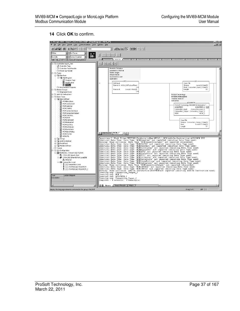 ProSoft Technology MVI69-MCM User Manual | Page 37 / 167