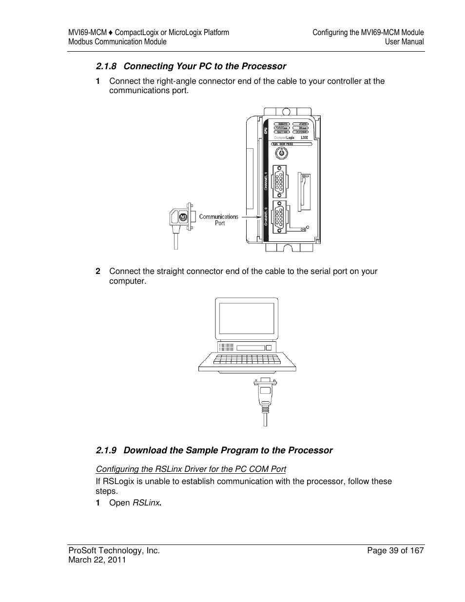 ProSoft Technology MVI69-MCM User Manual | Page 39 / 167